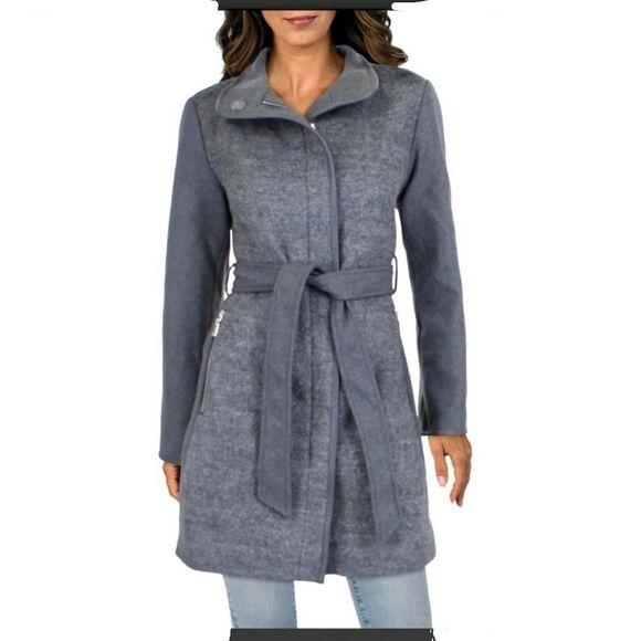 Vince Camuto med gray Wool Midi Coat size small - Picture 1 of 11